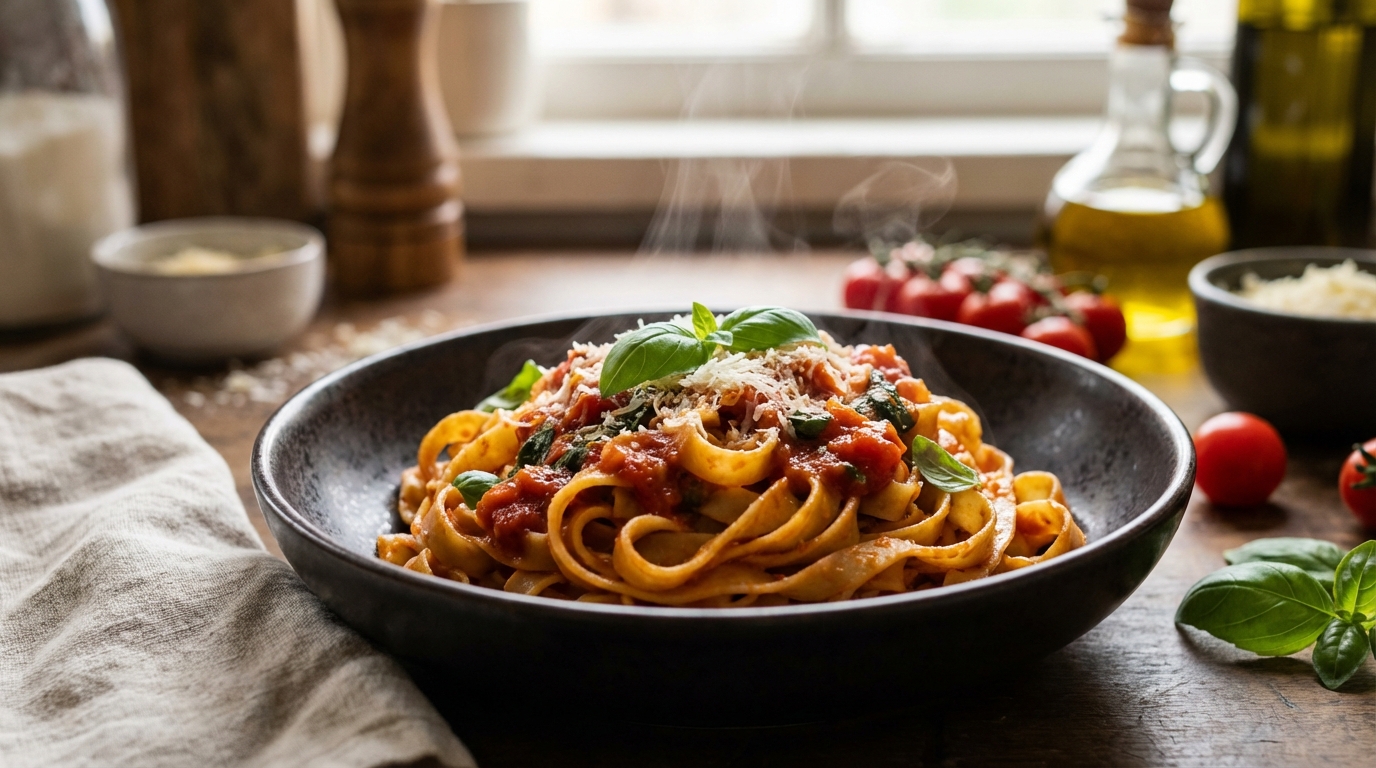 Cooking Pasta Directly in Sauce: Cut Your Dinner Prep Time in Half