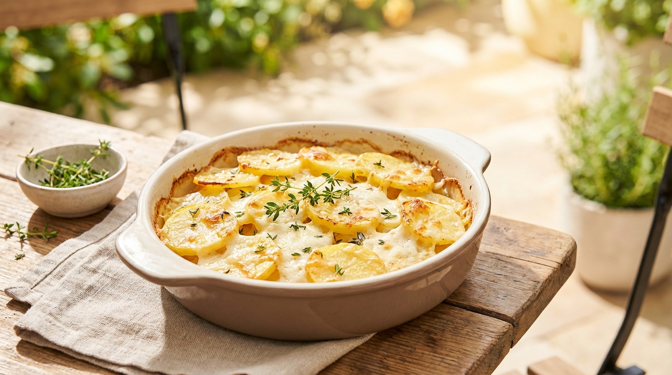 A Lighter Dauphinois Gratin Recipe Perfect for Summer Dining