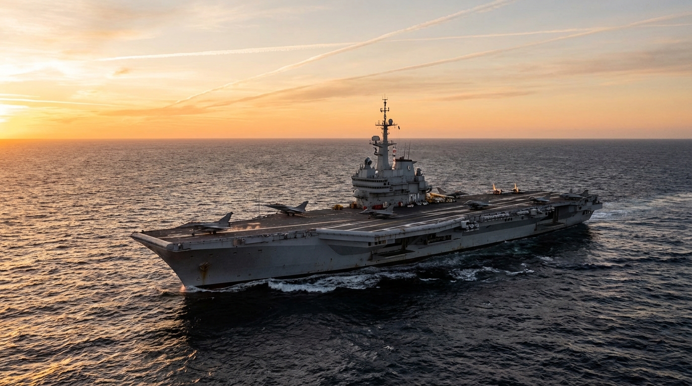 French Aircraft Carrier Charles de Gaulle Sets Sail for the Atlantic: A Rare Naval Deployment